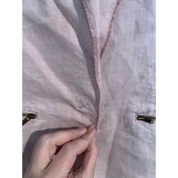 Michael Stars Woven Linen Deconstructed Blazer – Size XS - Picture 4 of 8